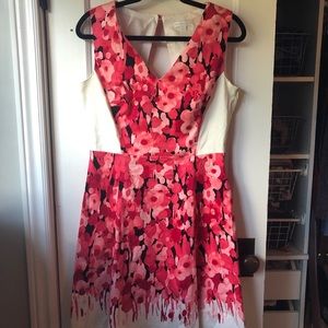 Floral V-neck dress